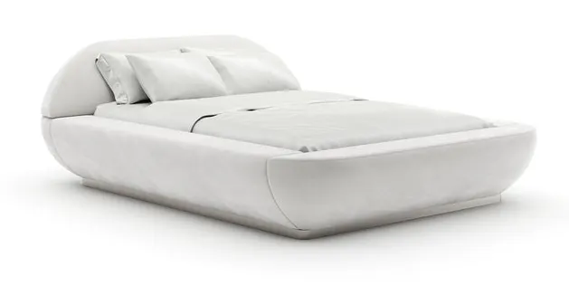 Caracole Furniture CLA-426-101 Jagger Queen Bed - Ivory Caracole Furniture CLA-426-101 Jagger Queen Bed - Ivory