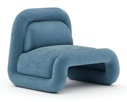 Caracole Furniture CLA-426-035-b Bold Accent Chair - Azure Caracole Furniture CLA-426-035-b Bold Accent Chair - Azure