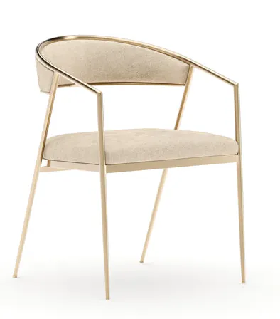 Caracole Furniture CLA-426-2713 Dario Wog Arm Chair - Ivory Caracole Furniture CLA-426-2713 Dario Wog Arm Chair - Ivory