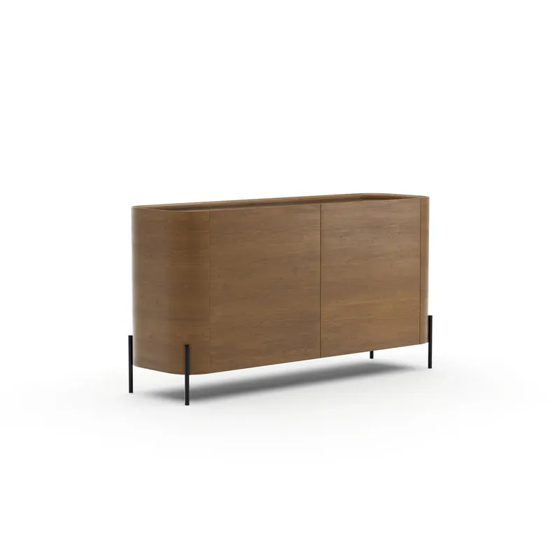 Caracole Furniture CLA-426-256 Atom Sideboard – Chocolate Nougat