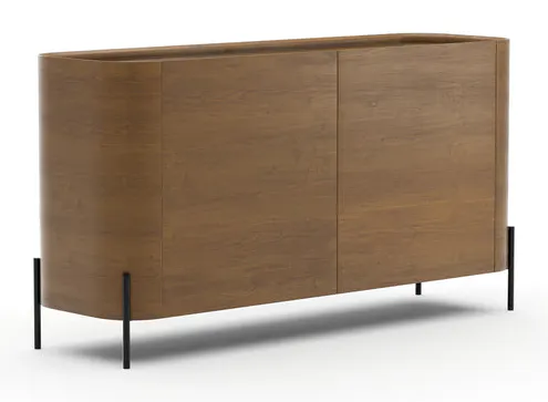 Caracole Furniture CLA-426-256 Atom Sideboard - Chocolate Nougat Caracole Furniture CLA-426-256 Atom Sideboard - Chocolate Nougat