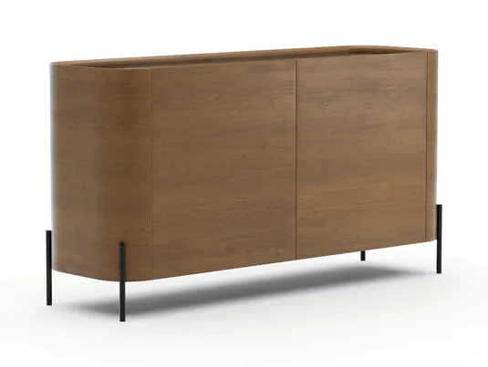 Caracole Furniture CLA-426-256 Atom Sideboard - Chocolate Nougat Caracole Furniture CLA-426-256 Atom Sideboard - Chocolate Nougat