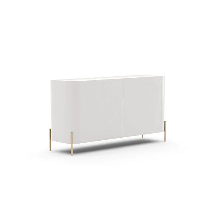 Caracole Furniture CLA-426-251 Atom Sideboard – Latte