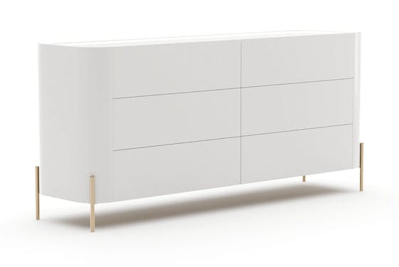Caracole Furniture CLA-426-011 Atom 72" Dresser - Latte Caracole Furniture CLA-426-011 Atom 72" Dresser - Latte