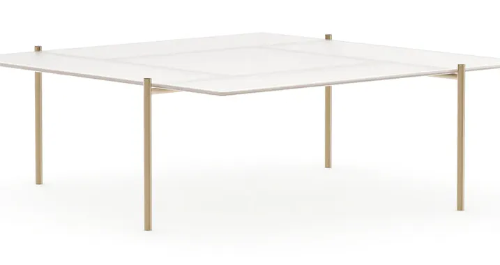 Caracole Furniture CLA-426-4021 Pinwheel Frosted Glass Cocktail Table Caracole Furniture CLA-426-4021 Pinwheel Frosted Glass Cocktail Table