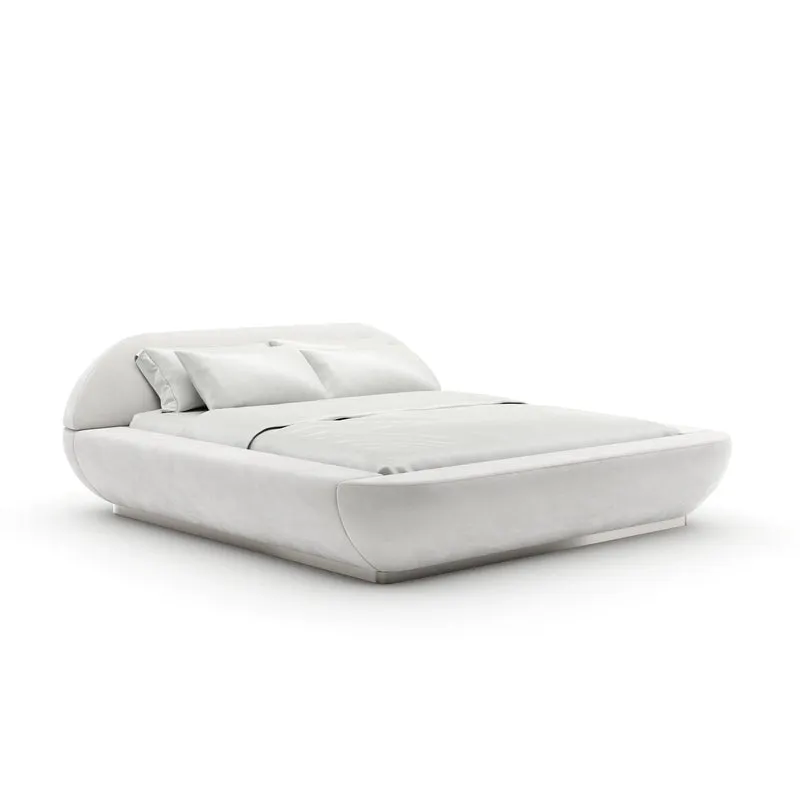 Caracole Furniture CLA-426-121 Jagger King Bed – Ivory
