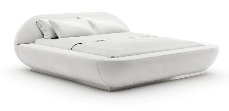 Caracole Furniture CLA-426-121 Jagger King Bed - Ivory Caracole Furniture CLA-426-121 Jagger King Bed - Ivory