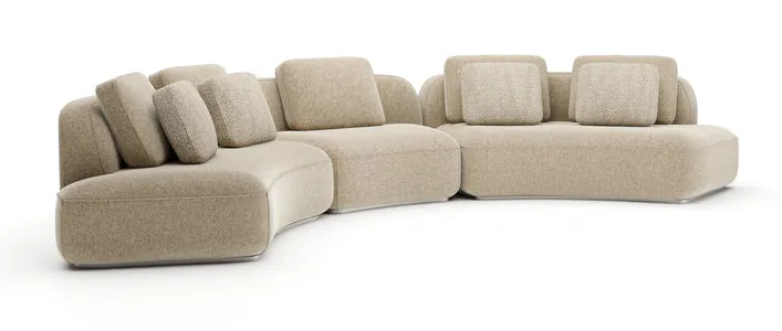 Caracole Furniture CLA-426-sec2-b Sasso 3pc Sofa - Oatmeal Caracole Furniture CLA-426-sec2-b Sasso 3pc Sofa - Oatmeal