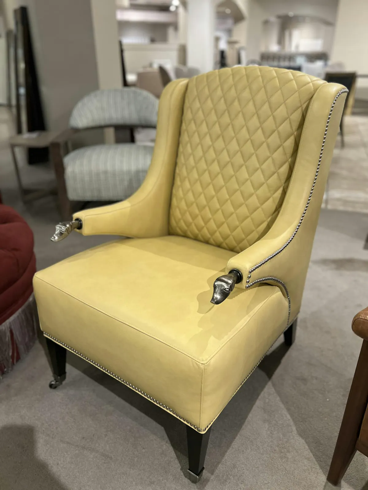 Hancock and Moore CJ6813-Q/01149 Doxon Quilted Wing Chair Hancock and Moore CJ6813-Q/01149 Doxon Quilted Wing Chair