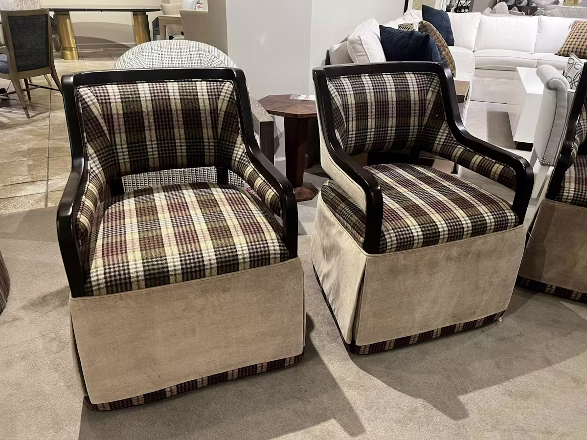 Jessica Charles 1203SK/10578,10579 Merritt Skirted Dining Chair Jessica Charles 1203SK/10578,10579 Merritt Skirted Dining Chair
