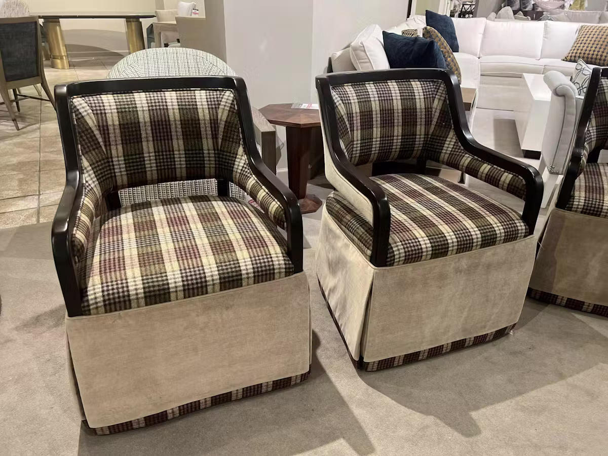 Jessica Charles 1203SK/10578,10579 Merritt Skirted Dining Chair Jessica Charles 1203SK/10578,10579 Merritt Skirted Dining Chair