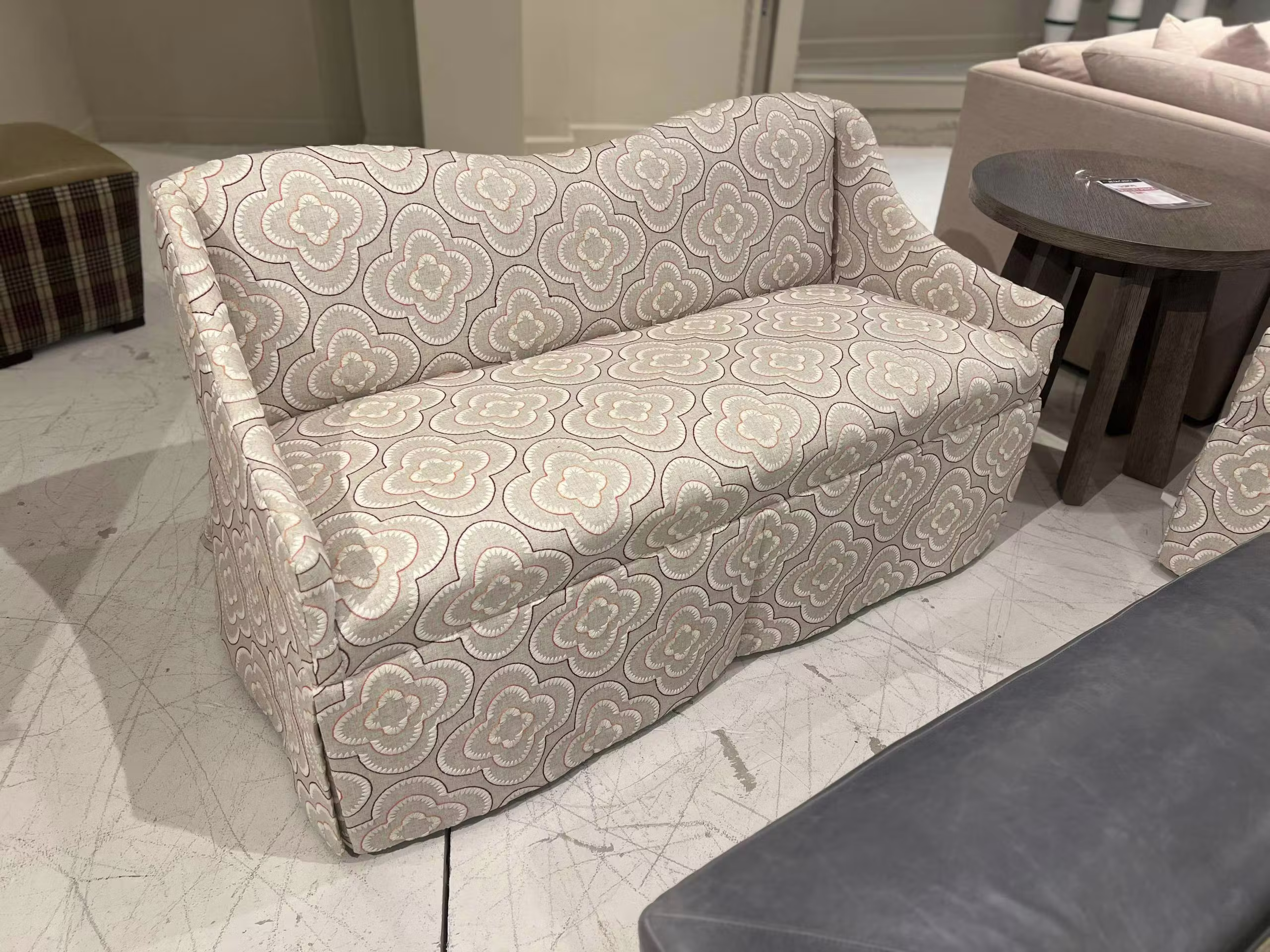 Jessica Charles 1722SK/10570,10571 Eloise Skirted Bench at Factory Outlets by Hickory Park