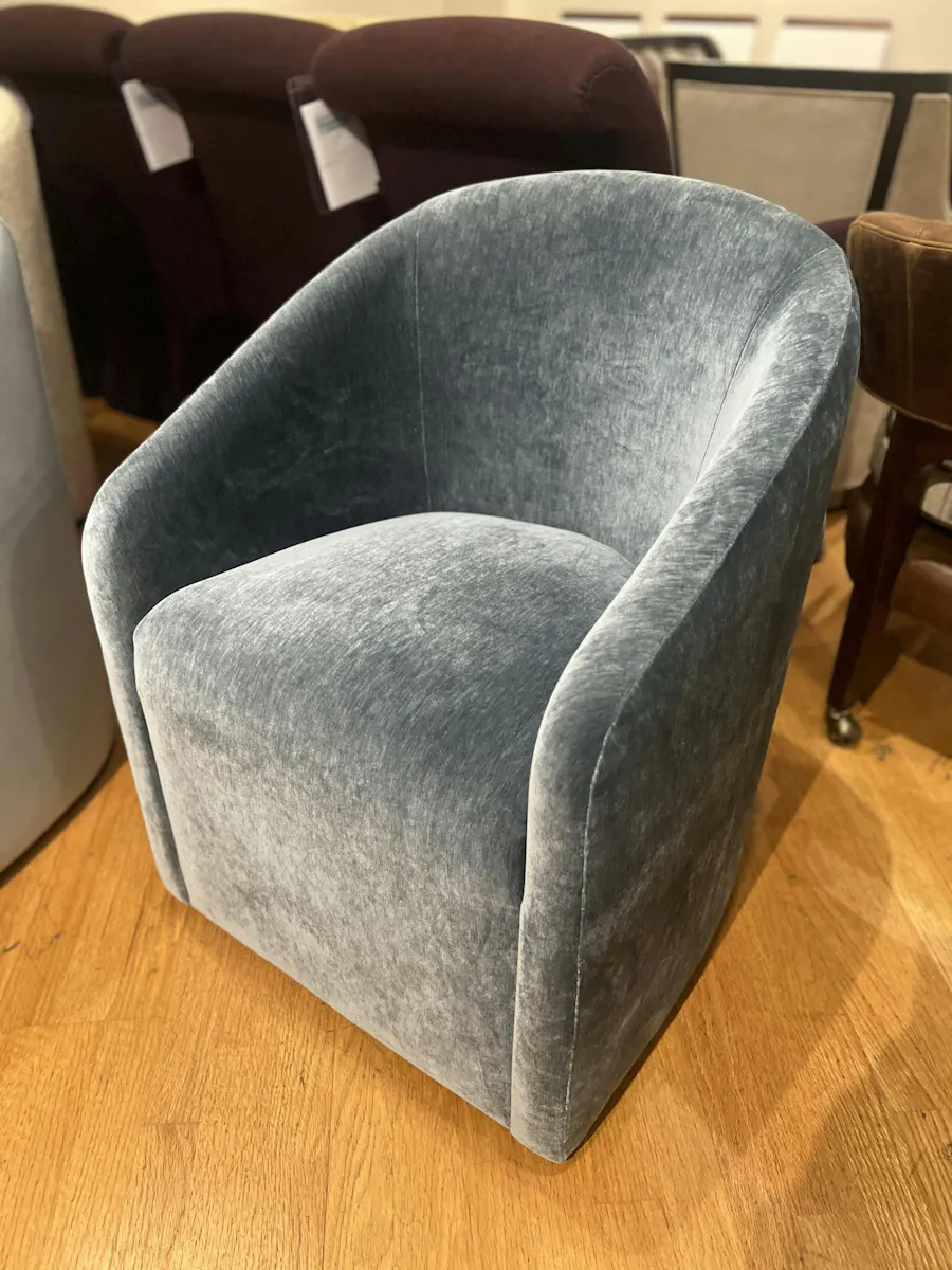 Jessica Charles 1156-C/10409 Demi Chair with Casters Jessica Charles 1156-C/10409 Demi Chair with Casters