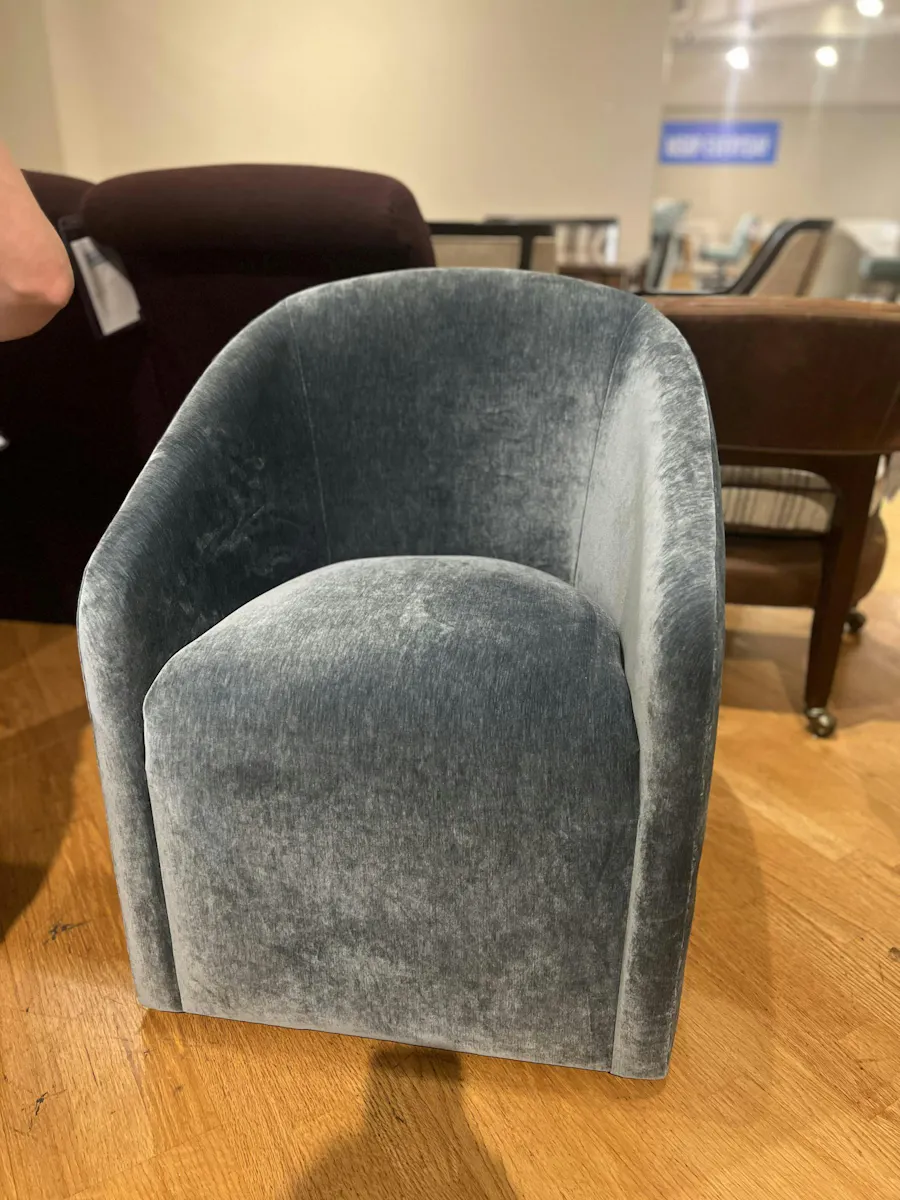 Jessica Charles 1156-C/10409 Demi Chair with Casters Jessica Charles 1156-C/10409 Demi Chair with Casters