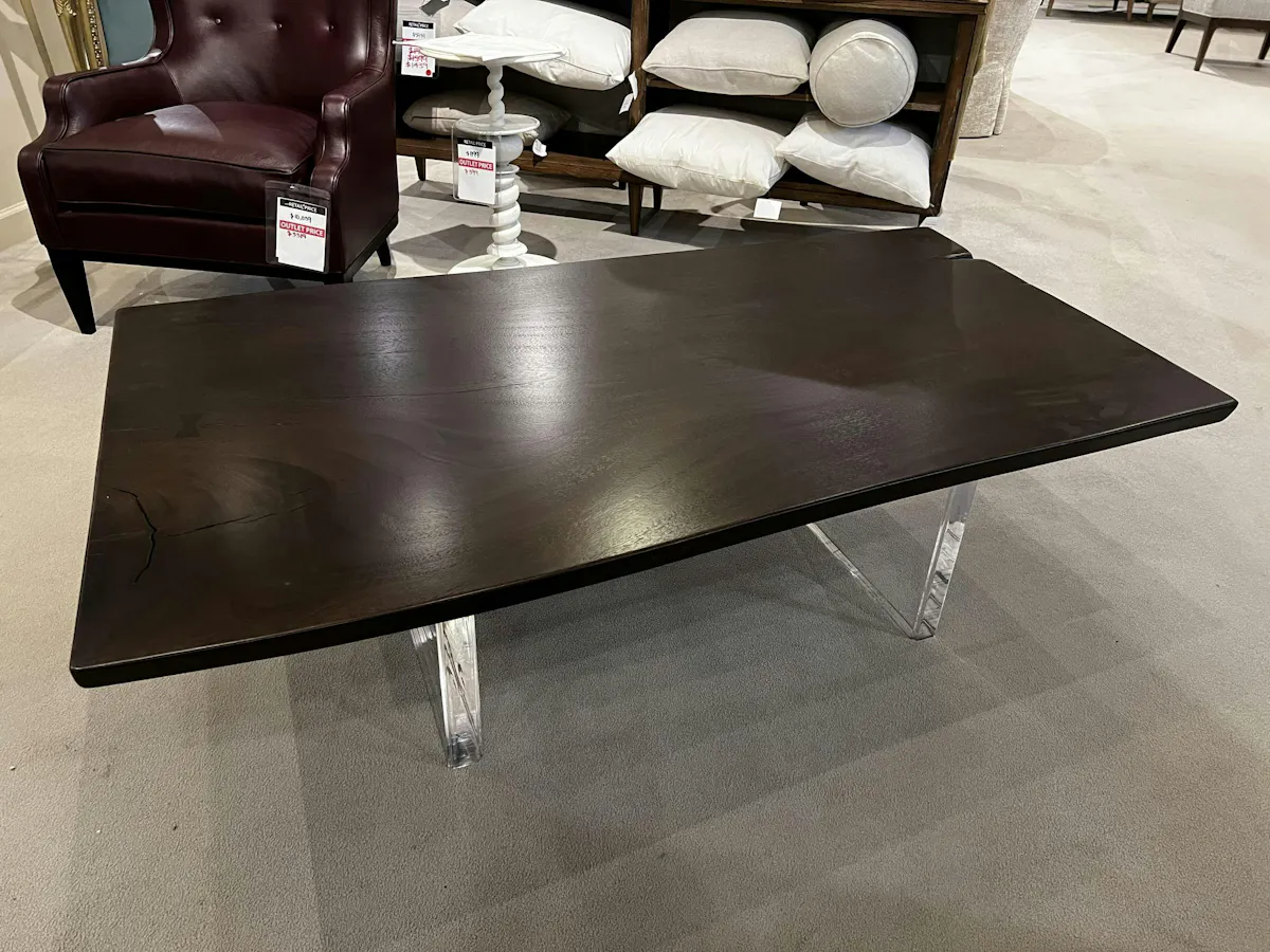 Century CR9-2-60-G-925 60" Guan-Slab Acrylic Cocktail Table Century CR9-2-60-G-925 60" Guan-Slab Acrylic Cocktail Table