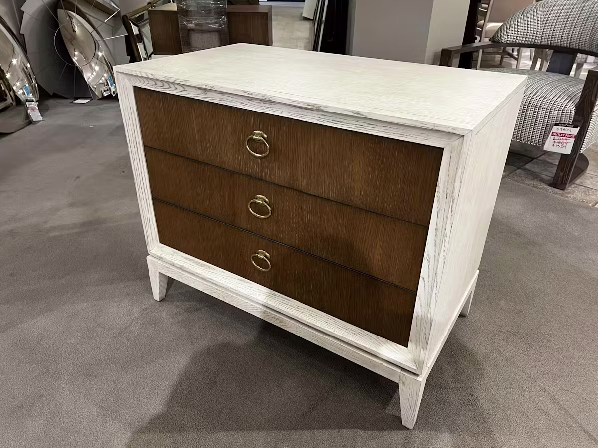 Century CR9-234/100 Details Three Drawer Large Nightstand Century CR9-234/100 Details Three Drawer Large Nightstand