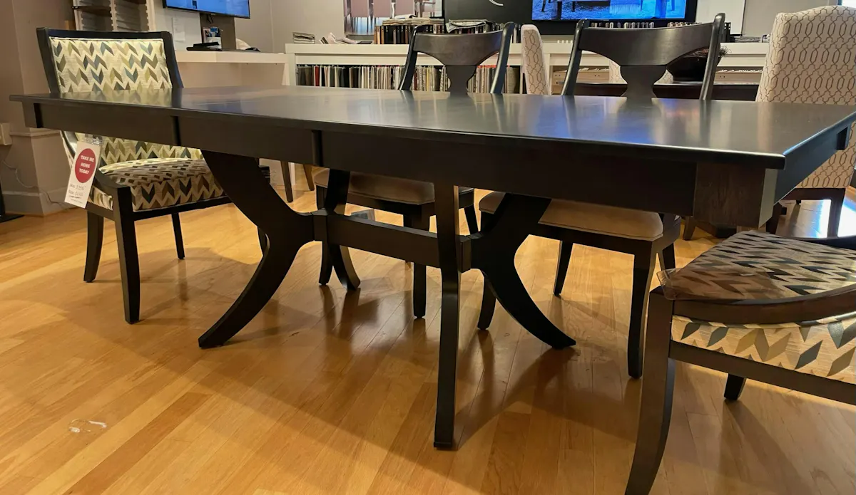 Canadel TRE-0-4268 Wood Top Dining Table and Chairs Canadel TRE-0-4268 Wood Top Dining Table and Chairs