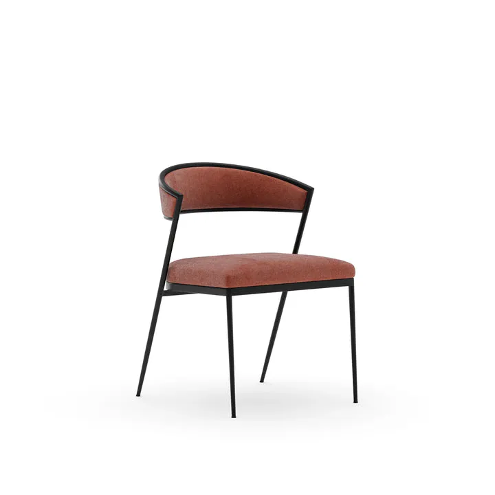 Caracole Furniture CLA-426-281 Dario Chocolate Side Chair – Rouge