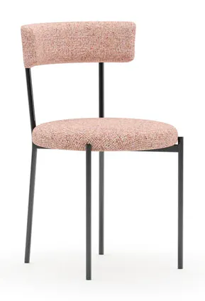Caracole Furniture CLA-426-2812 Moxie Dining Chair - Rose Qtz Caracole Furniture CLA-426-2812 Moxie Dining Chair - Rose Qtz