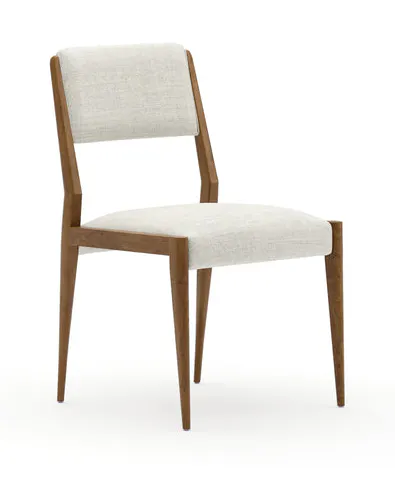 Caracole Furniture CLA-426-289 Sylvie Side Chair - Nat Walnut Caracole Furniture CLA-426-289 Sylvie Side Chair - Nat Walnut