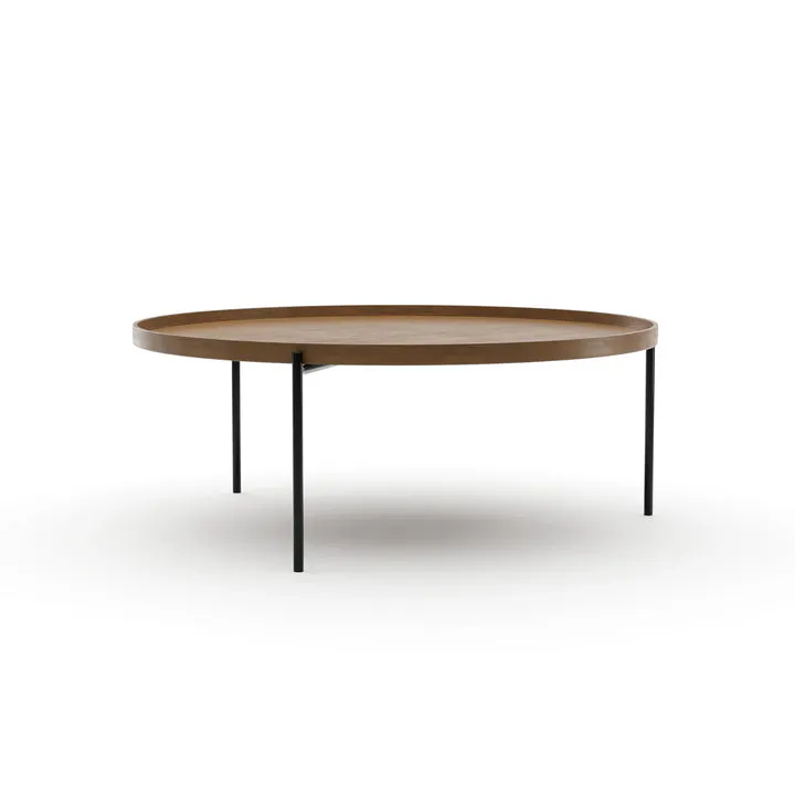 Caracole Furniture CLA-426-405 Demli Large Wood Cocktail Table