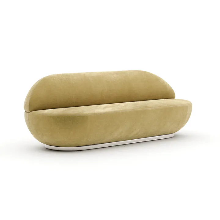 Caracole Furniture CLA-426-011-b Jagger Sofa – Ochre