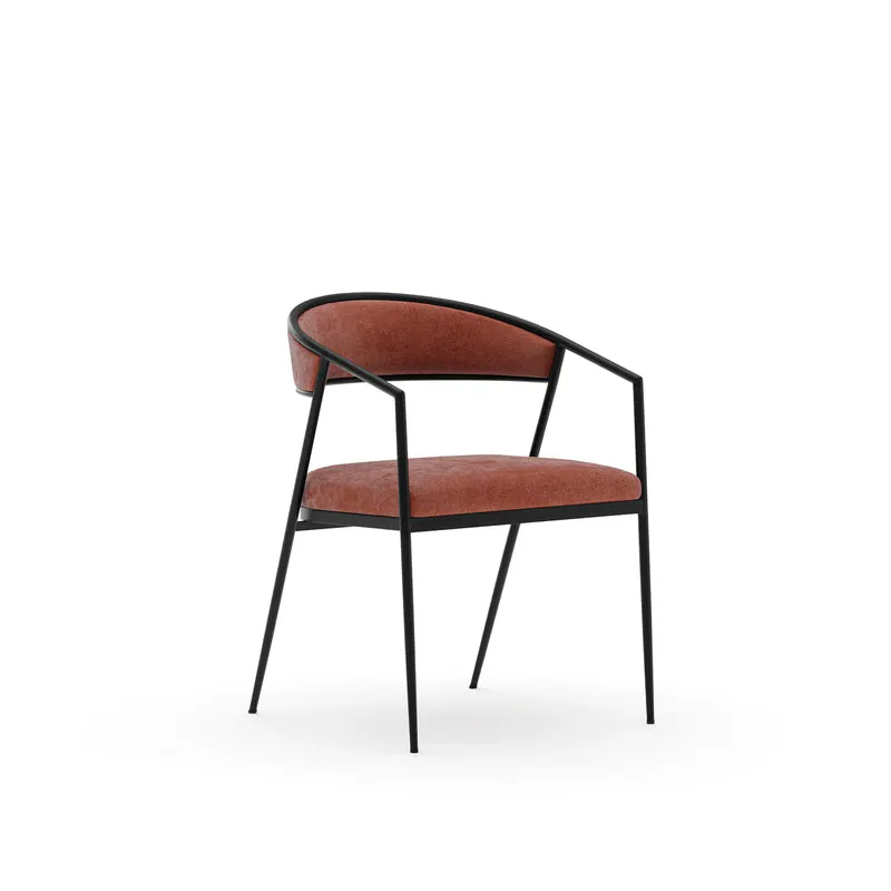 Caracole Furniture CLA-426-271 Dario Chocolate Arm Chair – Rouge