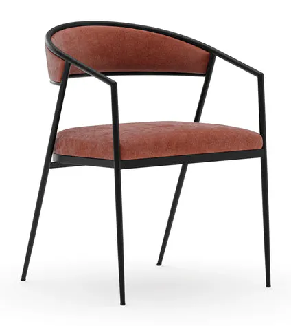 Caracole Furniture CLA-426-271 Dario Chocolate Arm Chair - Rouge Caracole Furniture CLA-426-271 Dario Chocolate Arm Chair - Rouge