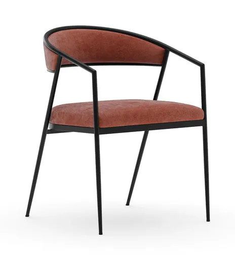 Caracole Furniture CLA-426-271 Dario Chocolate Arm Chair - Rouge Caracole Furniture CLA-426-271 Dario Chocolate Arm Chair - Rouge