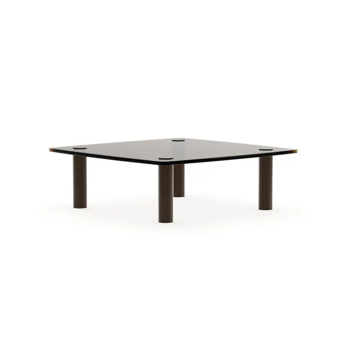 Caracole Furniture CLA-426-407 Resurface Bonze Glass Cocktail Table