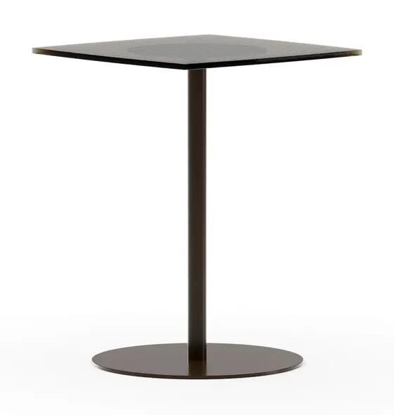 Caracole Furniture CLA-426-415 Resurface Bronze Glass Ped Side Table Caracole Furniture CLA-426-415 Resurface Bronze Glass Ped Side Table