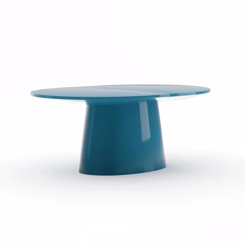Caracole Furniture CLA-426-207 Paragon 84″ Dining Table – Azure