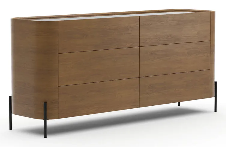 Caracole Furniture CLA-426-014 Atom 72" Dresser - Chocolate Nougat Caracole Furniture CLA-426-014 Atom 72" Dresser - Chocolate Nougat