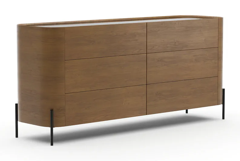 Caracole Furniture CLA-426-014 Atom 72" Dresser - Chocolate Nougat Caracole Furniture CLA-426-014 Atom 72" Dresser - Chocolate Nougat