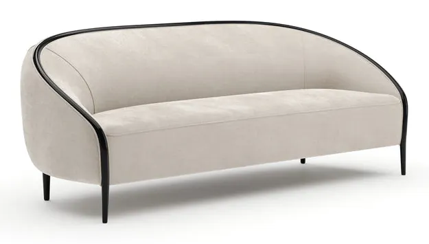 Caracole Furniture CLA-426-114-b Petit 90" Small Sofa - Ivory Caracole Furniture CLA-426-114-b Petit 90" Small Sofa - Ivory