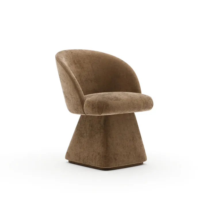Caracole Furniture CLA-426-297 Vuelta Uph Dining Chair – Camel