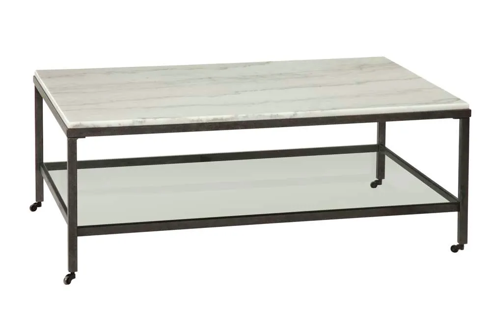 Basset Mirror Company 1112-LR-100 Whitman Rect Coffee Table
