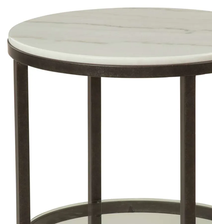 Basset Mirror Company 1112-LR-220 Whitman Round End Table Basset Mirror Company 1112-LR-220 Whitman Round End Table