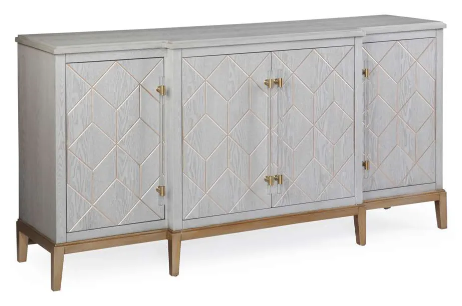 Basset Mirror Company 2430-DR-57 Perrine Four Door Cabinet Basset Mirror Company 2430-DR-57 Perrine Four Door Cabinet