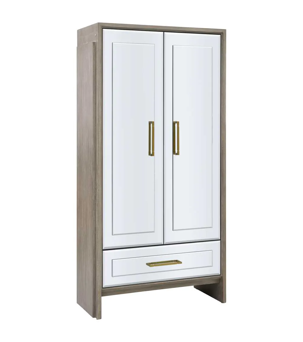 Basset Mirror Company 2542-LR-475 Lansing Tall Bar Cabinet