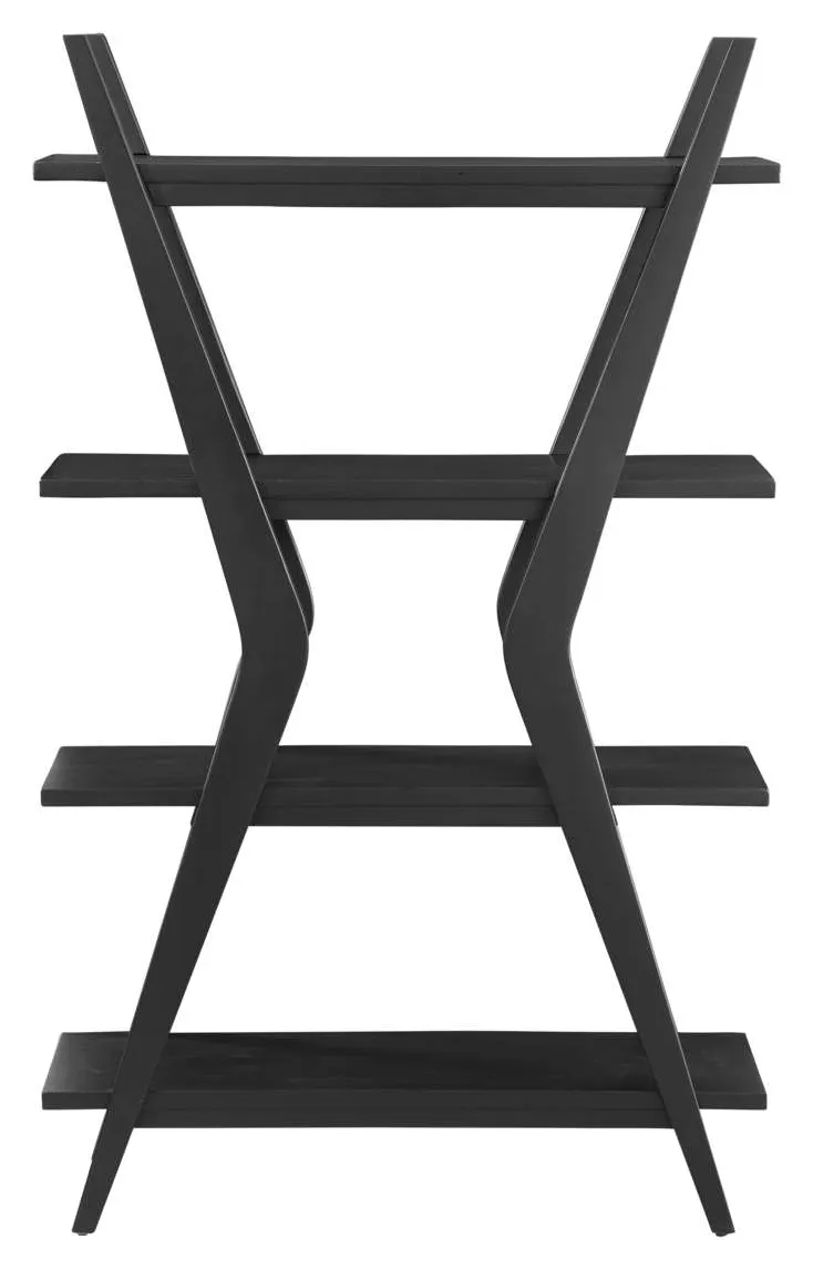 Basset Mirror Company 3197-LR-500 Stratton Black Etagere Basset Mirror Company 3197-LR-500 Stratton Black Etagere