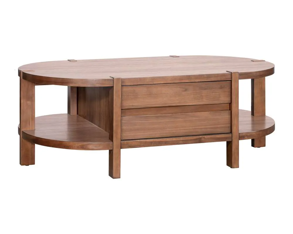 Basset Mirror Company 5081-LR-140 Winston Coffee Table
