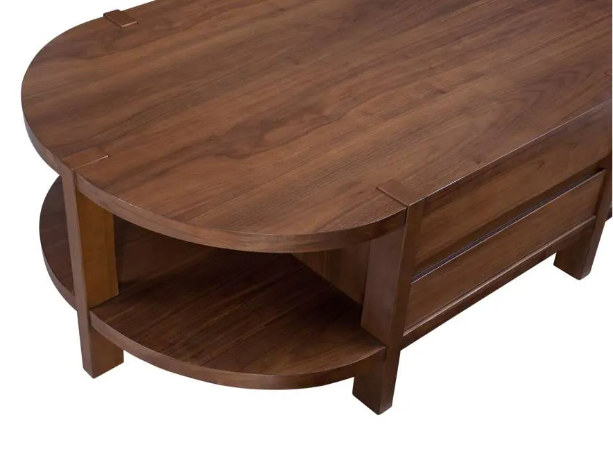 Basset Mirror Company 5081-LR-140 Winston Coffee Table Basset Mirror Company 5081-LR-140 Winston Coffee Table