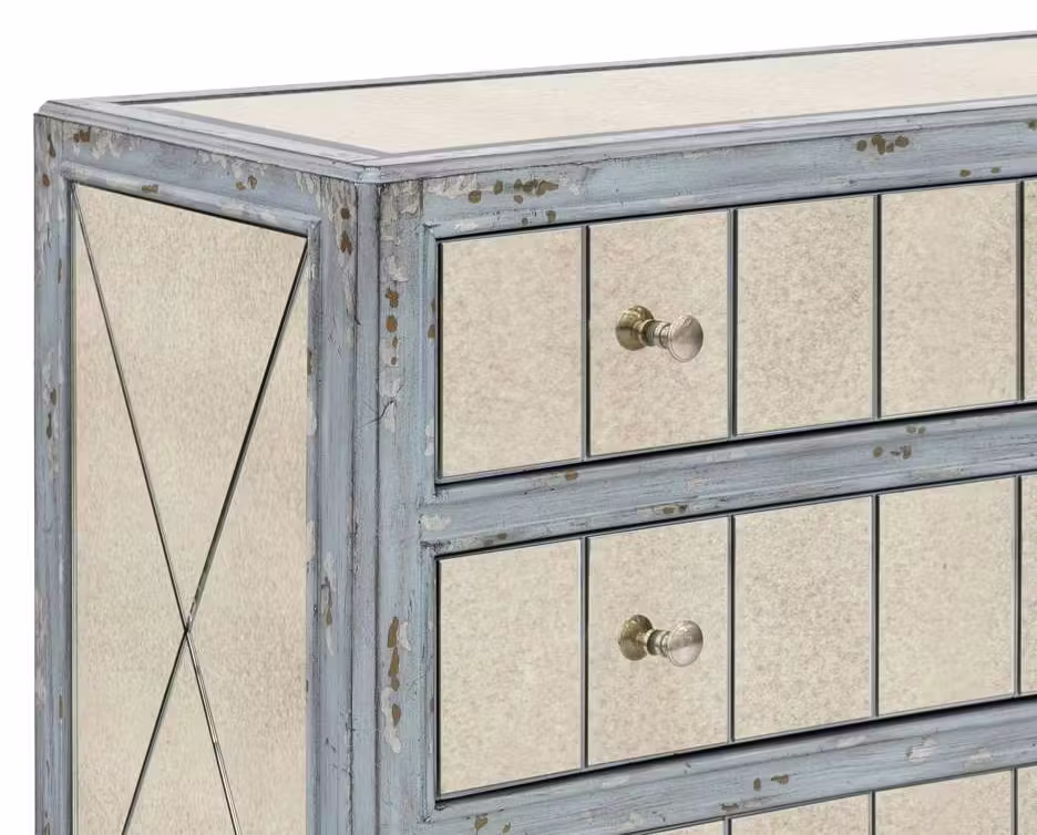 Basset Mirror Company 5574-LR-766 Fontaine Three Drawer Cabinet Basset Mirror Company 5574-LR-766 Fontaine Three Drawer Cabinet
