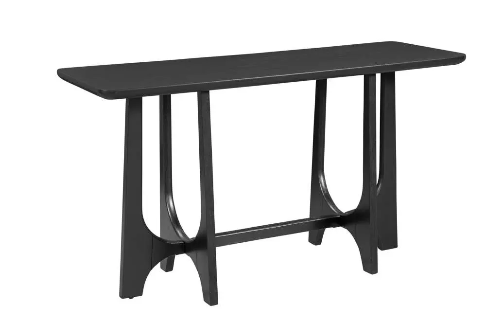 Basset Mirror Company 7049-LR-401 Dunnigan Black Console