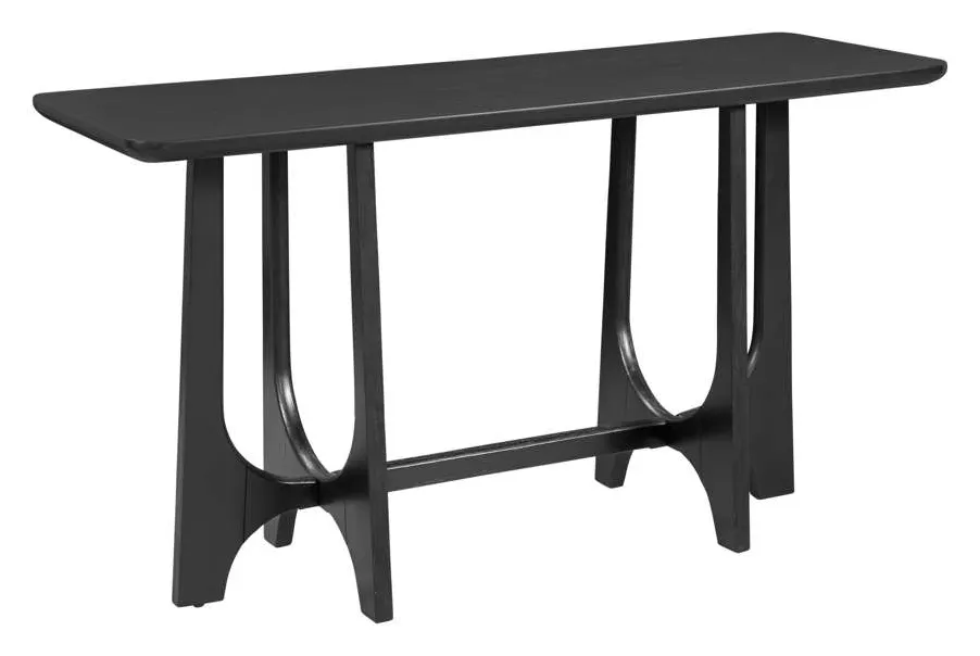 Basset Mirror Company 7049-LR-401 Dunnigan Black Console Basset Mirror Company 7049-LR-401 Dunnigan Black Console