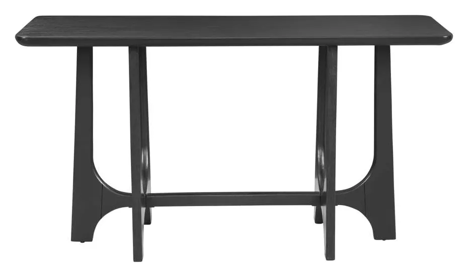 Basset Mirror Company 7049-LR-401 Dunnigan Black Console Basset Mirror Company 7049-LR-401 Dunnigan Black Console