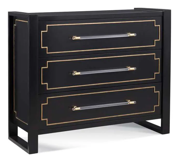 Basset Mirror Company 7310-LR-766 Lowery Three Drawer Cabinet Basset Mirror Company 7310-LR-766 Lowery Three Drawer Cabinet