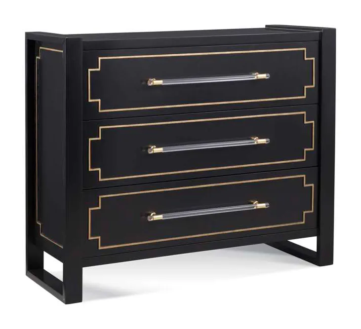 Basset Mirror Company 7310-LR-766 Lowery Three Drawer Cabinet Basset Mirror Company 7310-LR-766 Lowery Three Drawer Cabinet