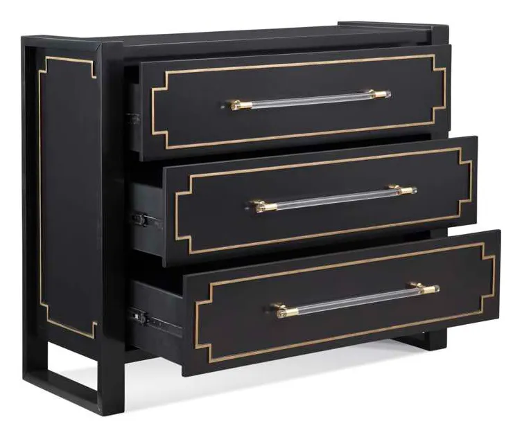 Basset Mirror Company 7310-LR-766 Lowery Three Drawer Cabinet Basset Mirror Company 7310-LR-766 Lowery Three Drawer Cabinet